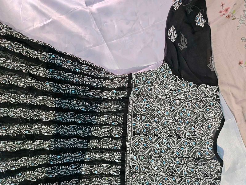Embroidered Semi-Formal Top