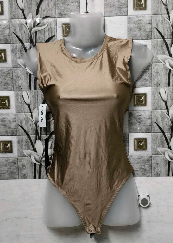 Sleek Bronze Bodysuit