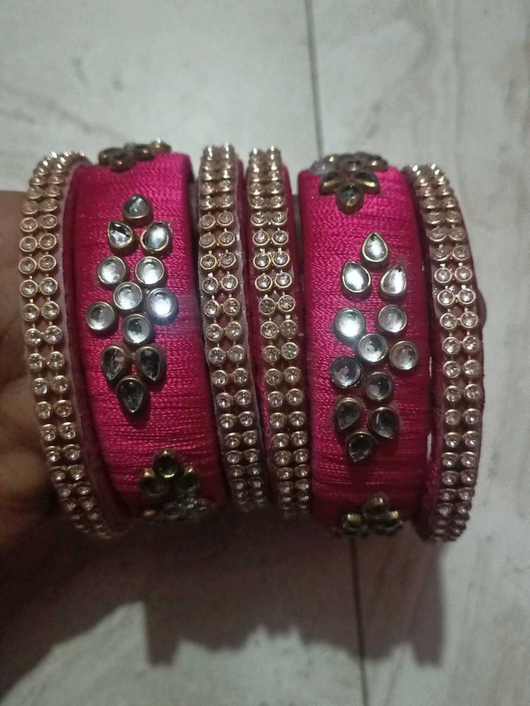 Bright look in Bangles 👌