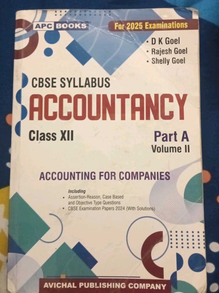 Accountancy Class XII - Goel (2025)