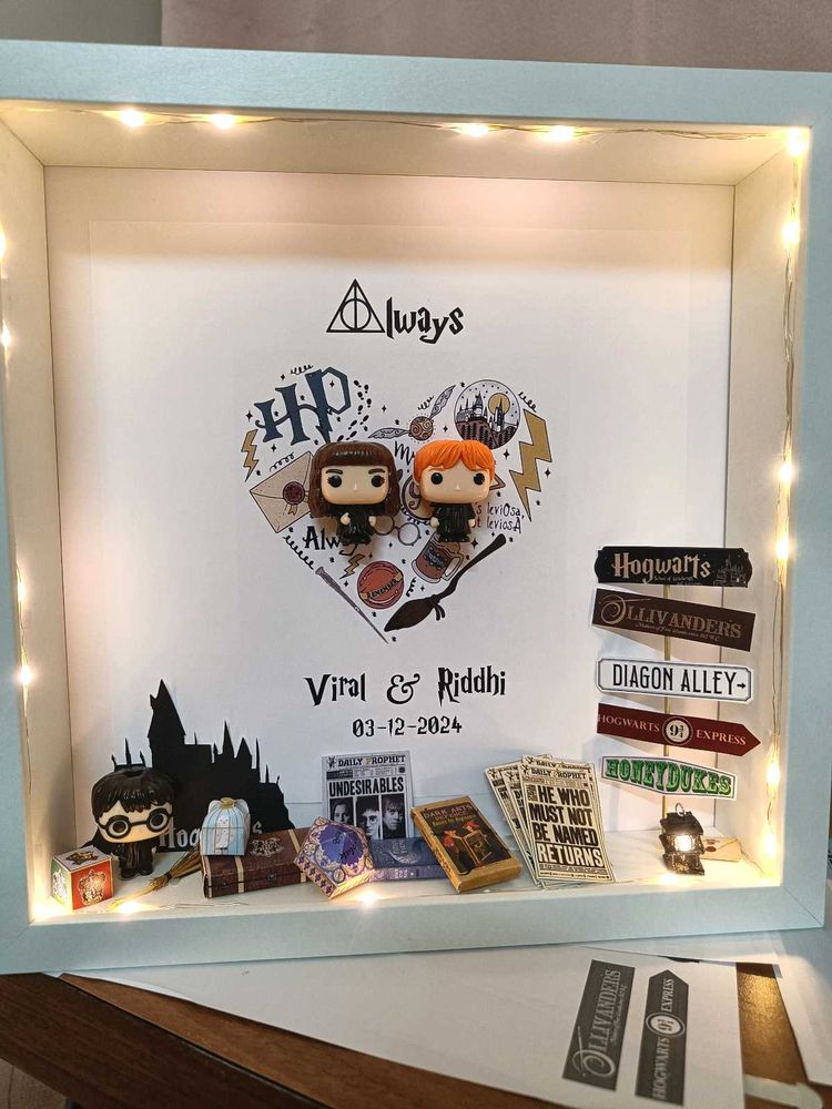 Harry Potter Wedding Gift Couple Frame