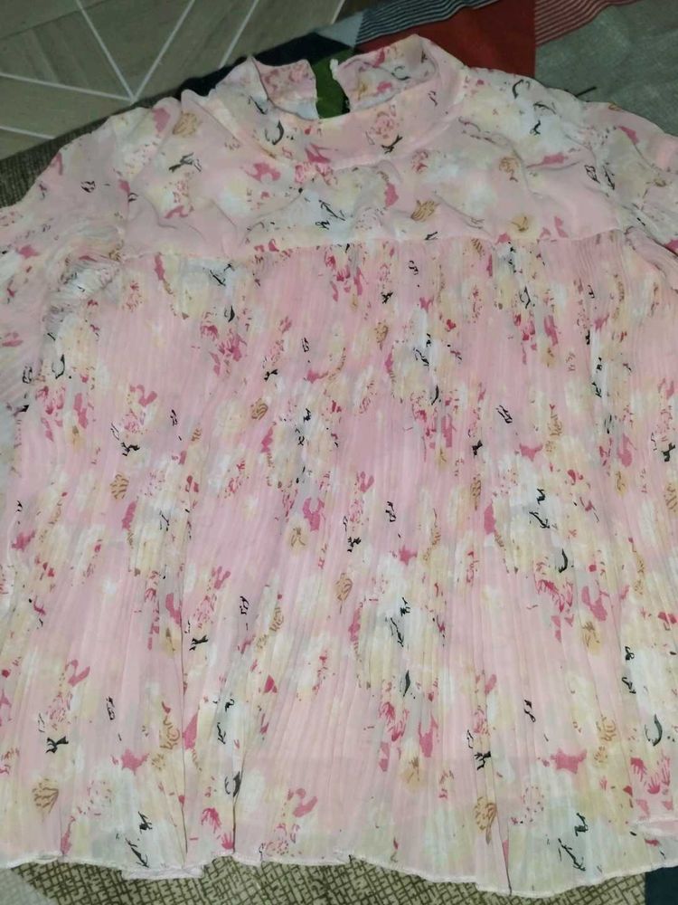 Pink Girly Top For 13-14 Years Old