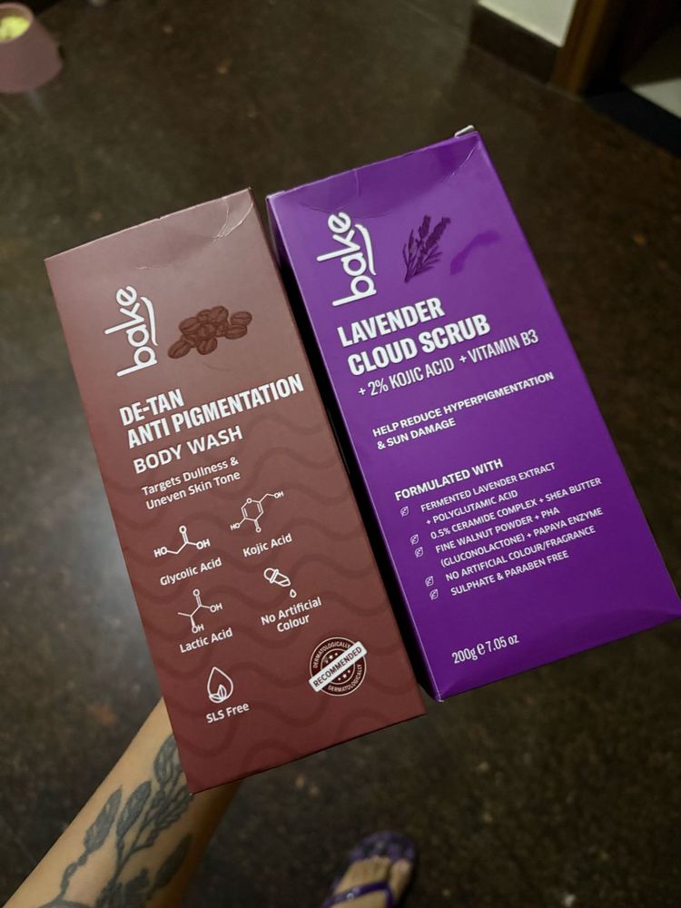 Bake Body Wash &amp; Scrub Set