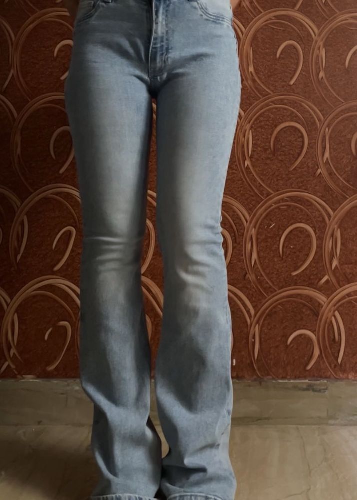 Flared Denim Jeans