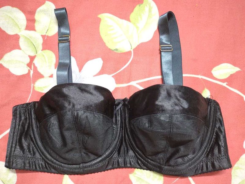 Strapless Black Bra