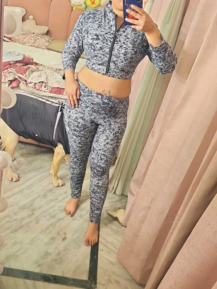 Printed Activewear Set