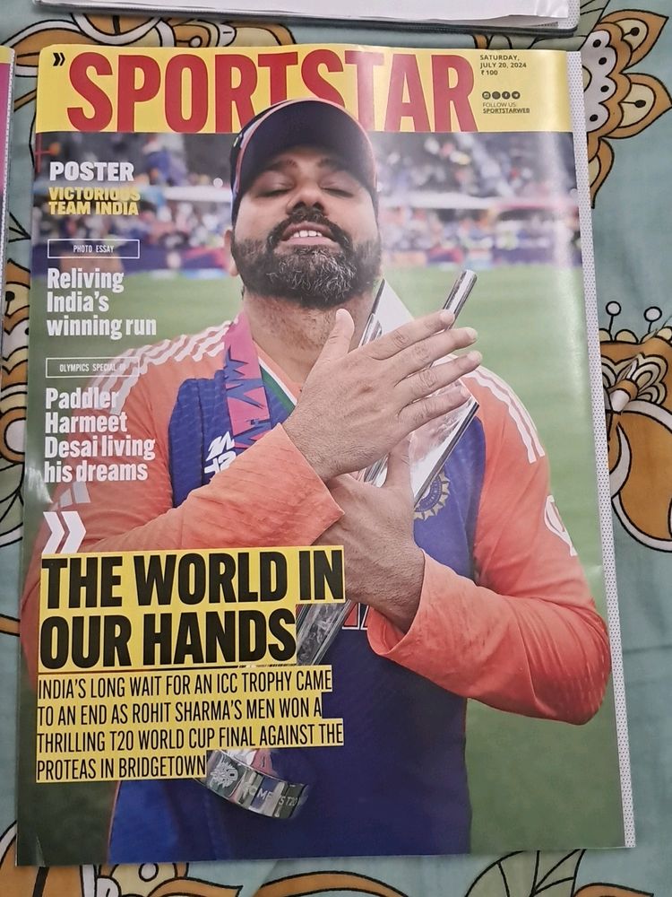 Latest Sportstar Magazine Rs 100