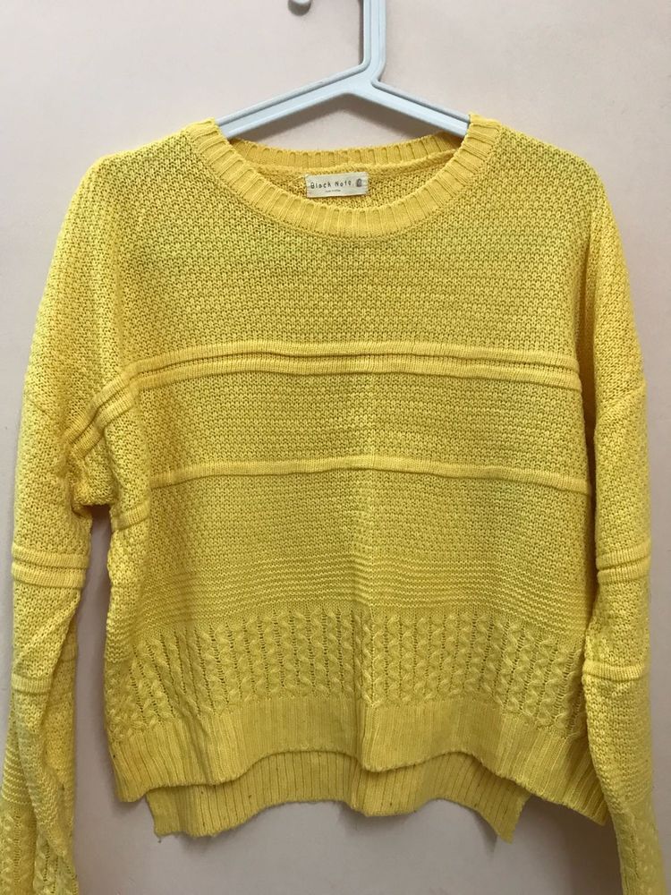 Yellow Knit Sweater