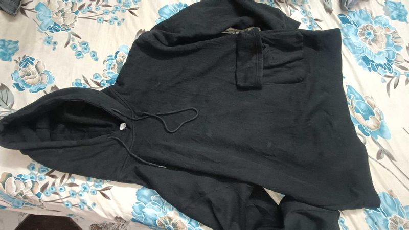 Black oversize Hoodie
