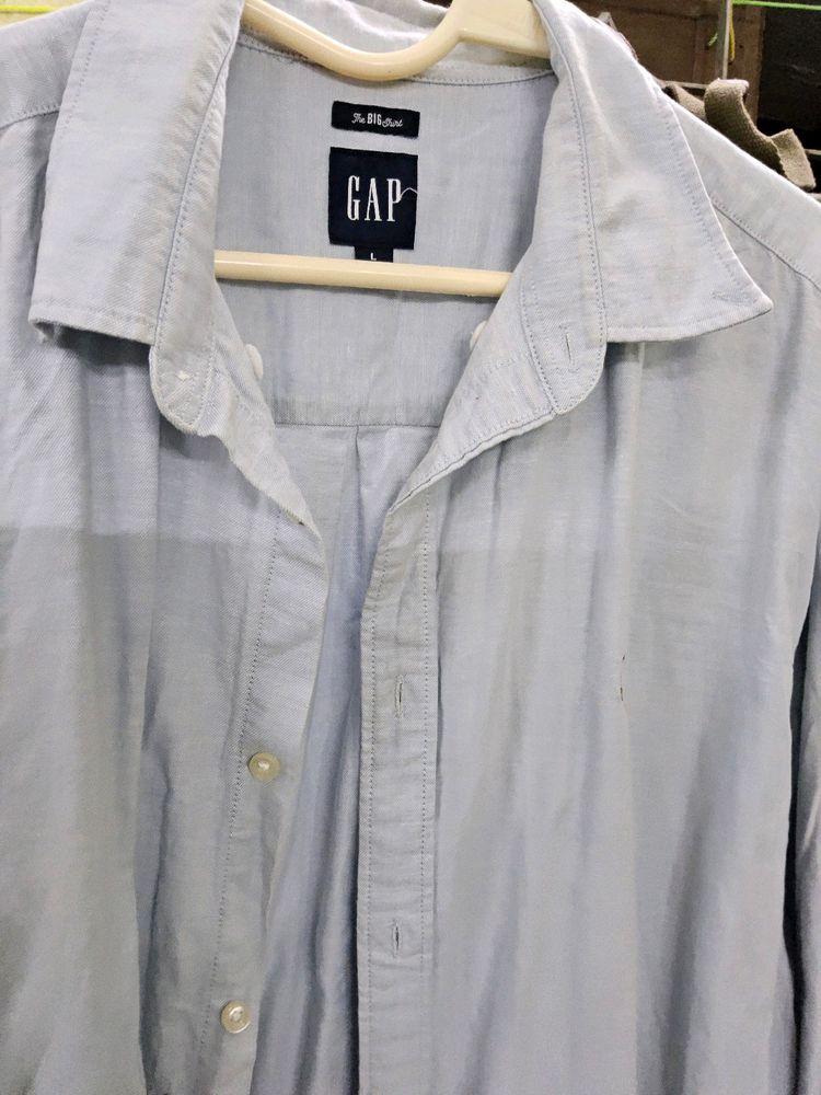 GAP oversized Shirt XL - Light Blue(Classic)