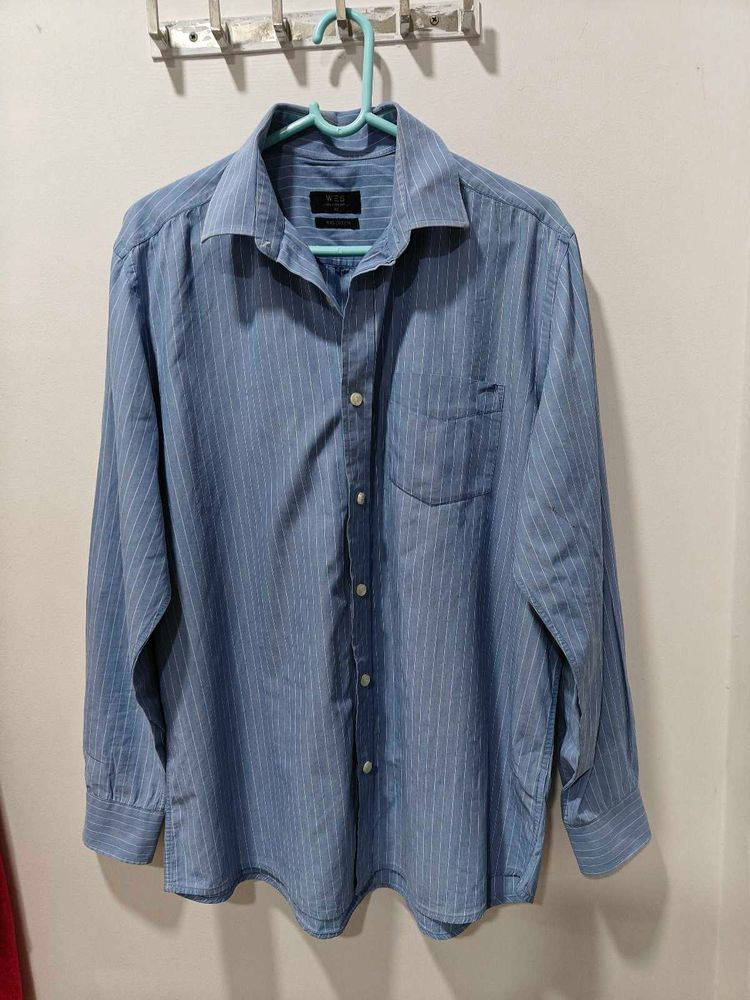 Striped Blue Shirt