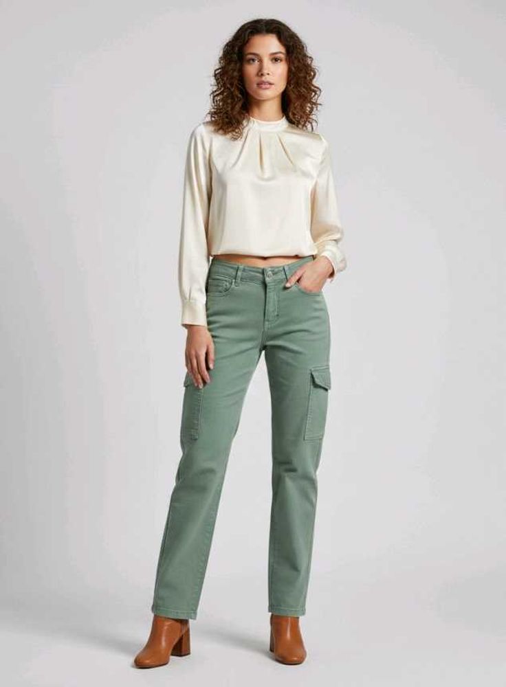 Cargo Style Green Pants