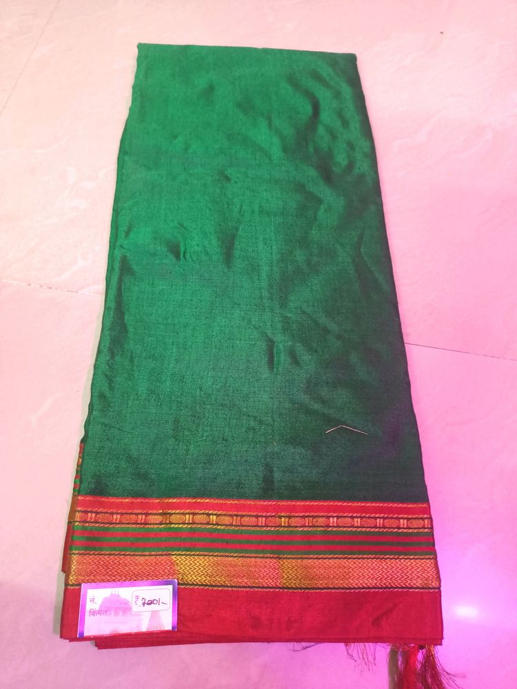 Kaathpadar Saree Green
