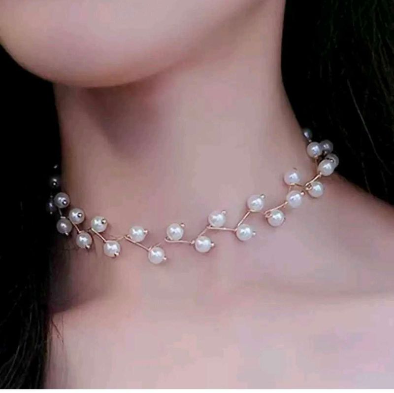 Pearl Sterling Choker