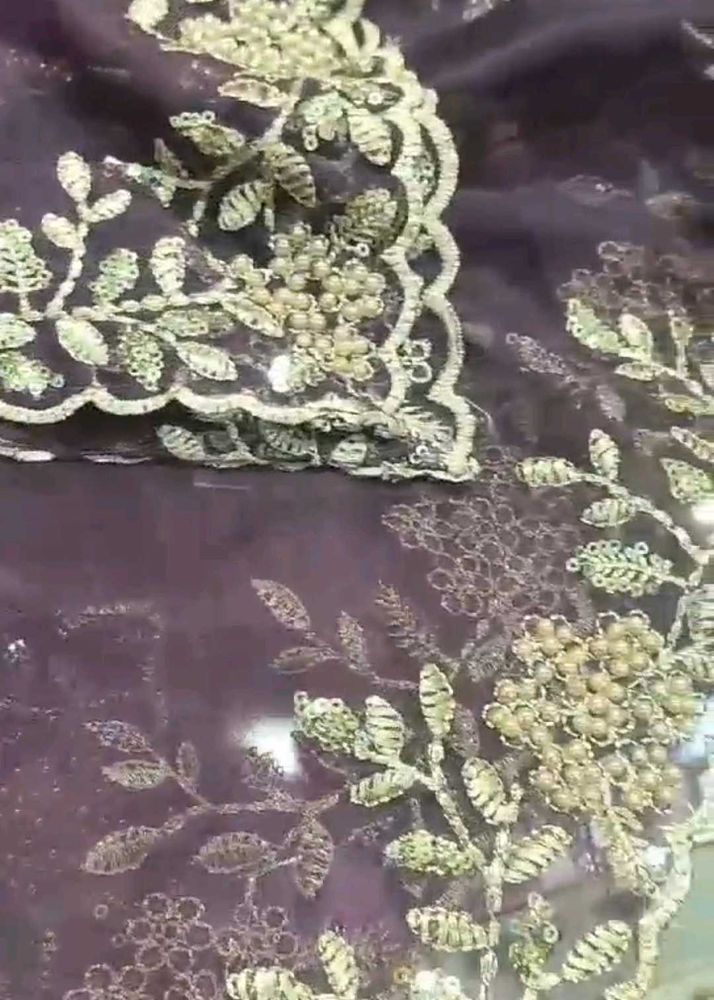 Beautiful Organza Embroidered Dupatta