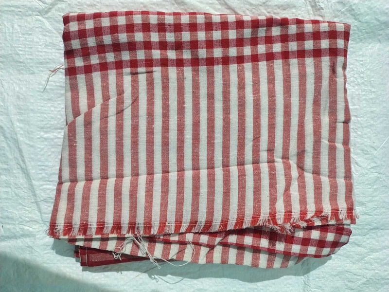Red &amp; White Checkered Towel