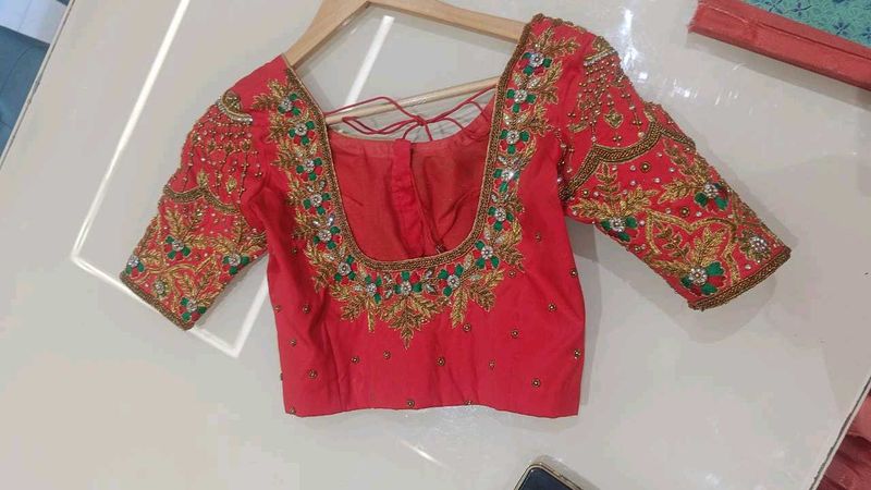 Magam worked Bridal Blouse