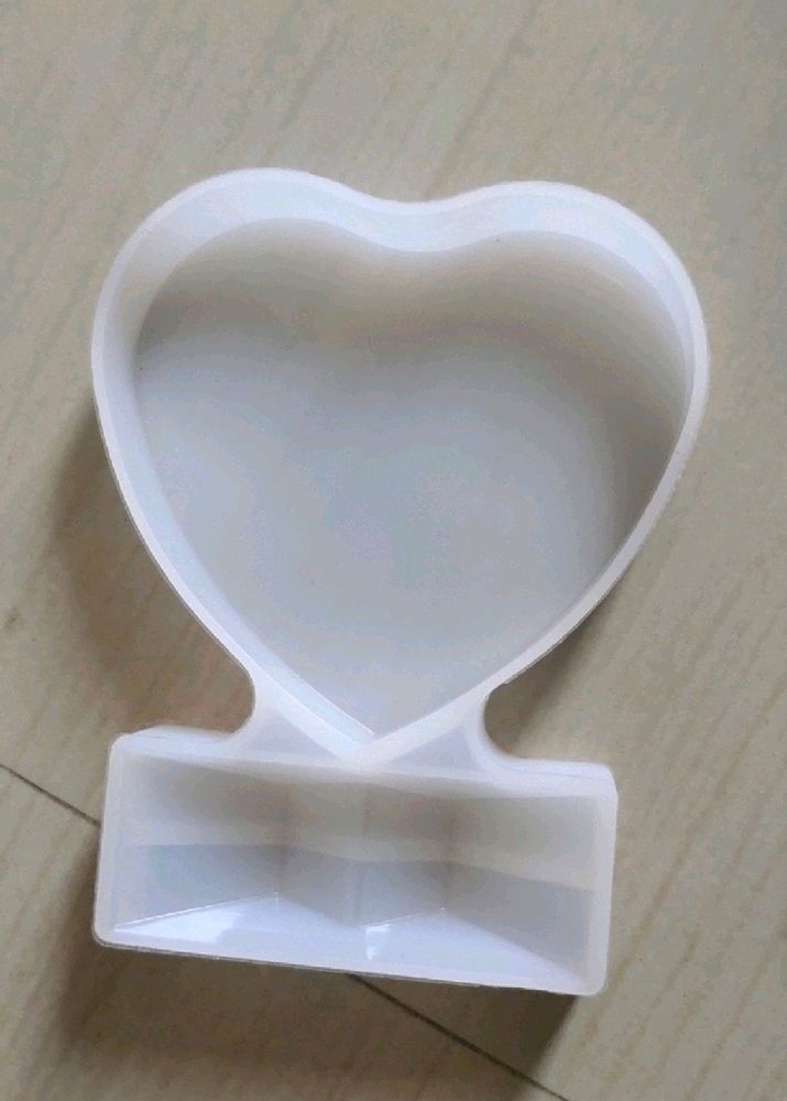 heart shape silicone resin mould