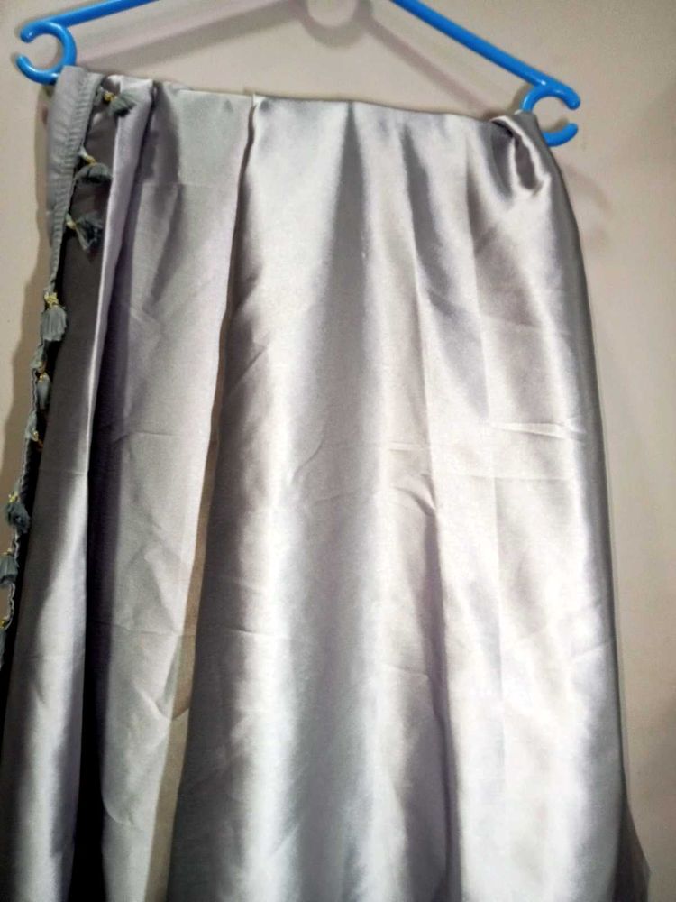 Elegant Grey Saree