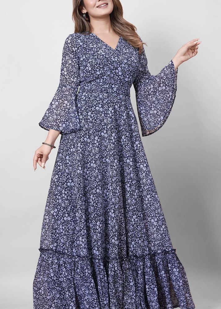 Floral Print Maxi Dress