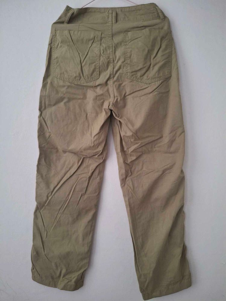 zudio Khaki Cargo Pants