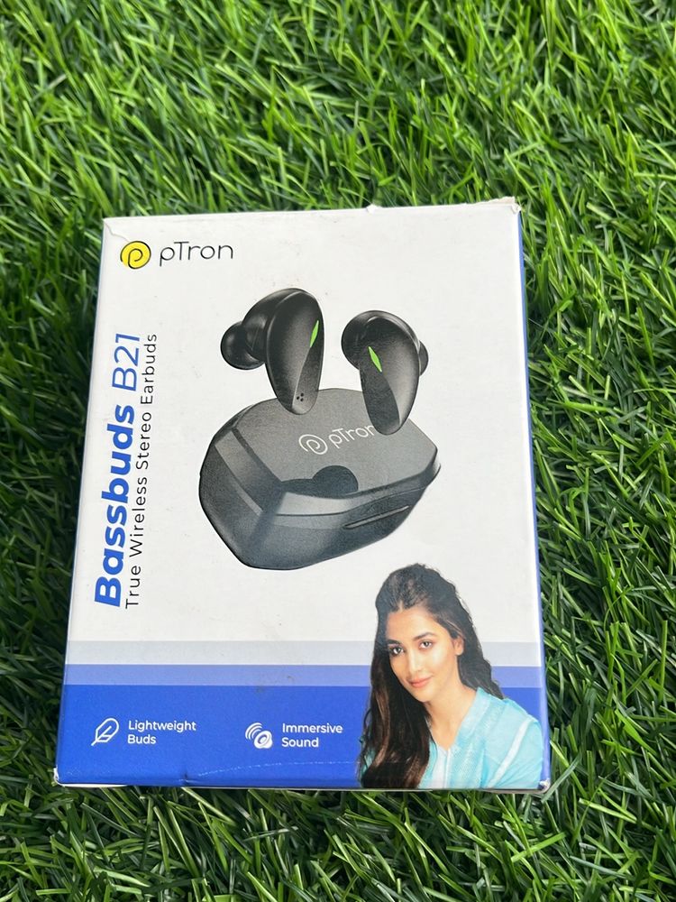 Ptron Buds With Box And Warranty