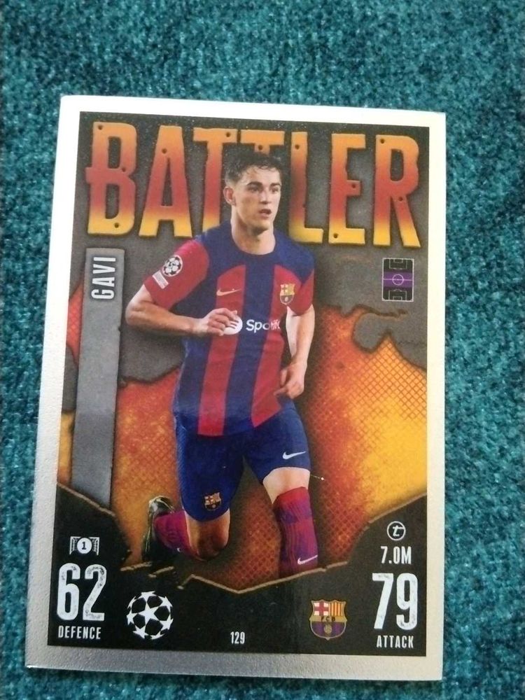 Gavi Battler Card