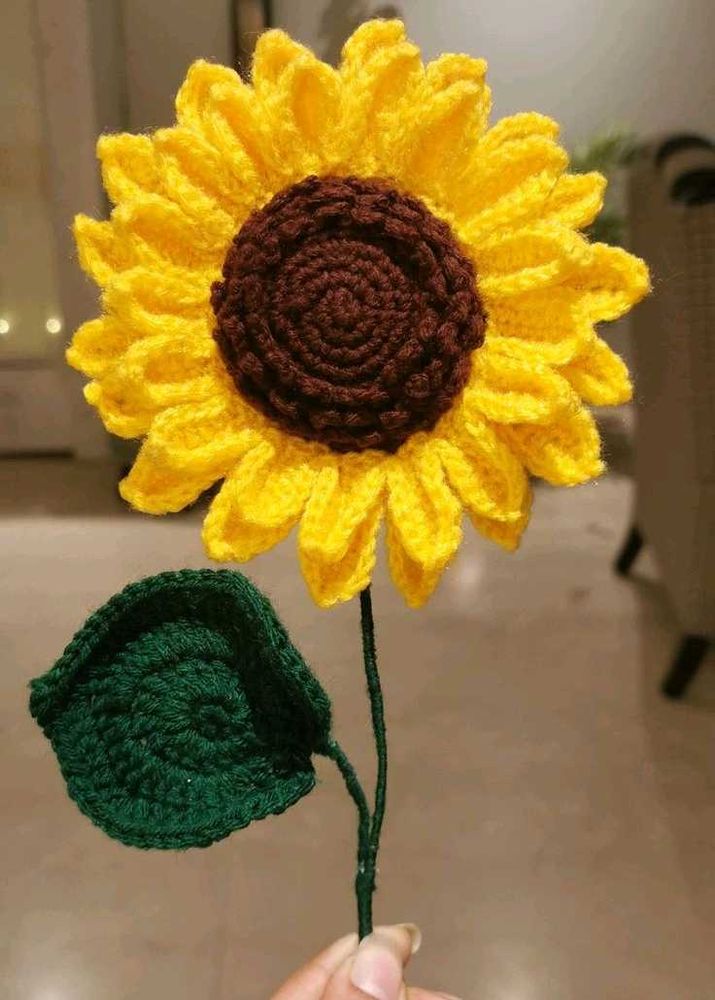 Crochet Sunflower Decoration