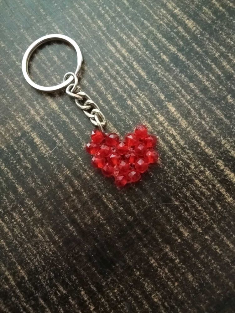 Red Heart Keychain