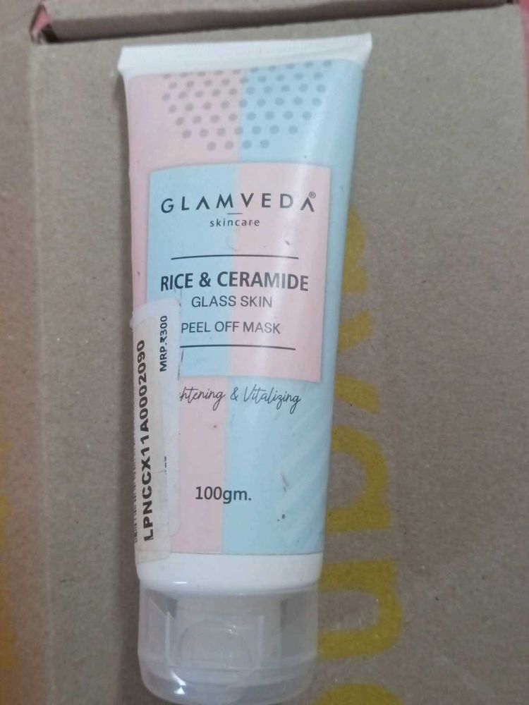 Glamveda Rice &amp; Ceramide Peel Off Mask