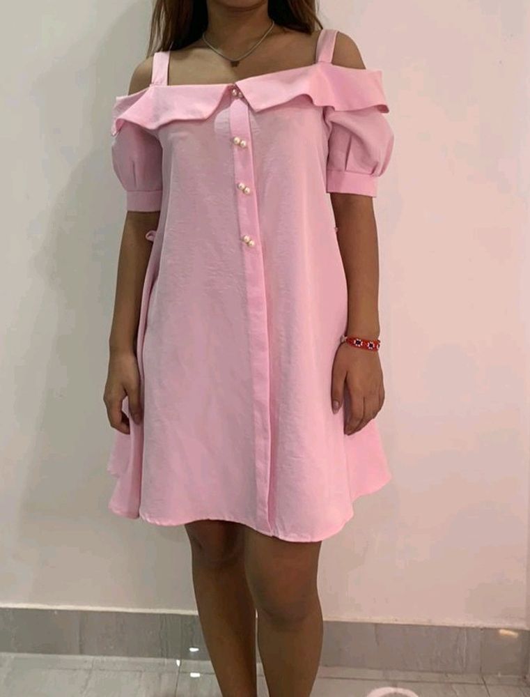 Korean Off Shoulder Dress
