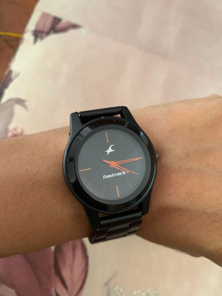 Trendy Fastrack Black Watch