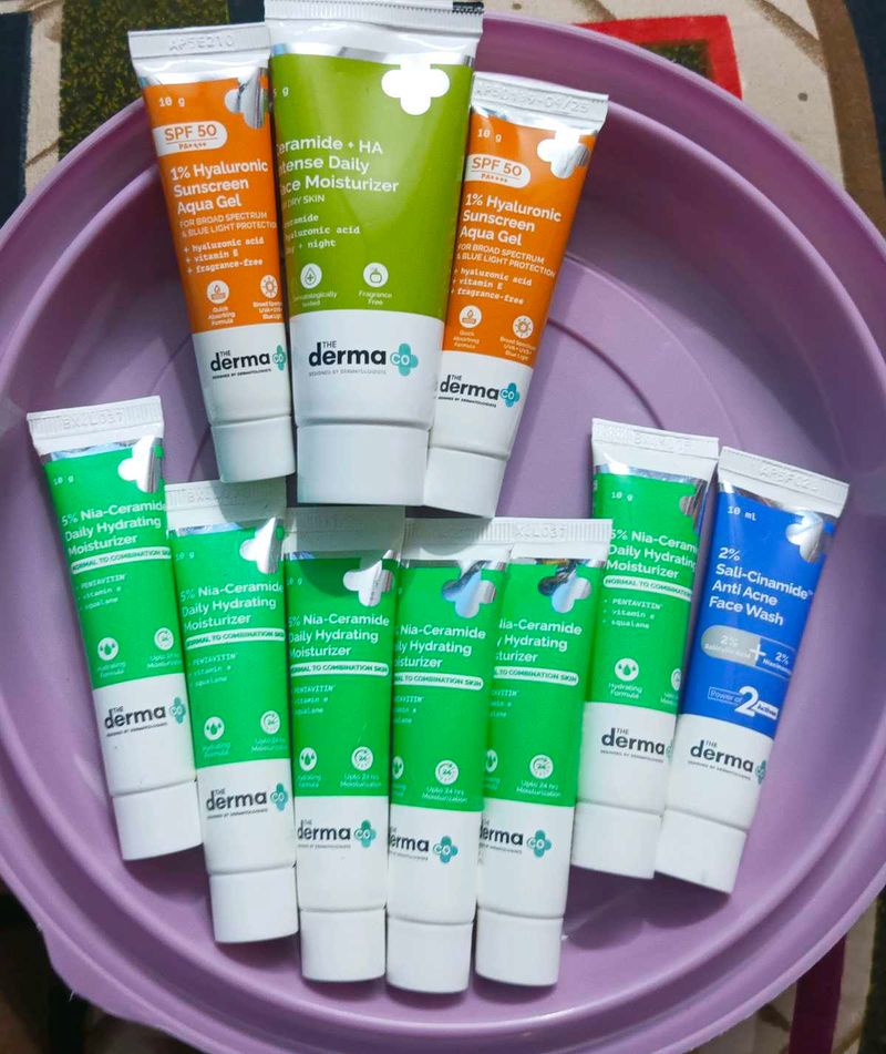 Combo The Derma Co. Skincare Set (Pack Of 10)