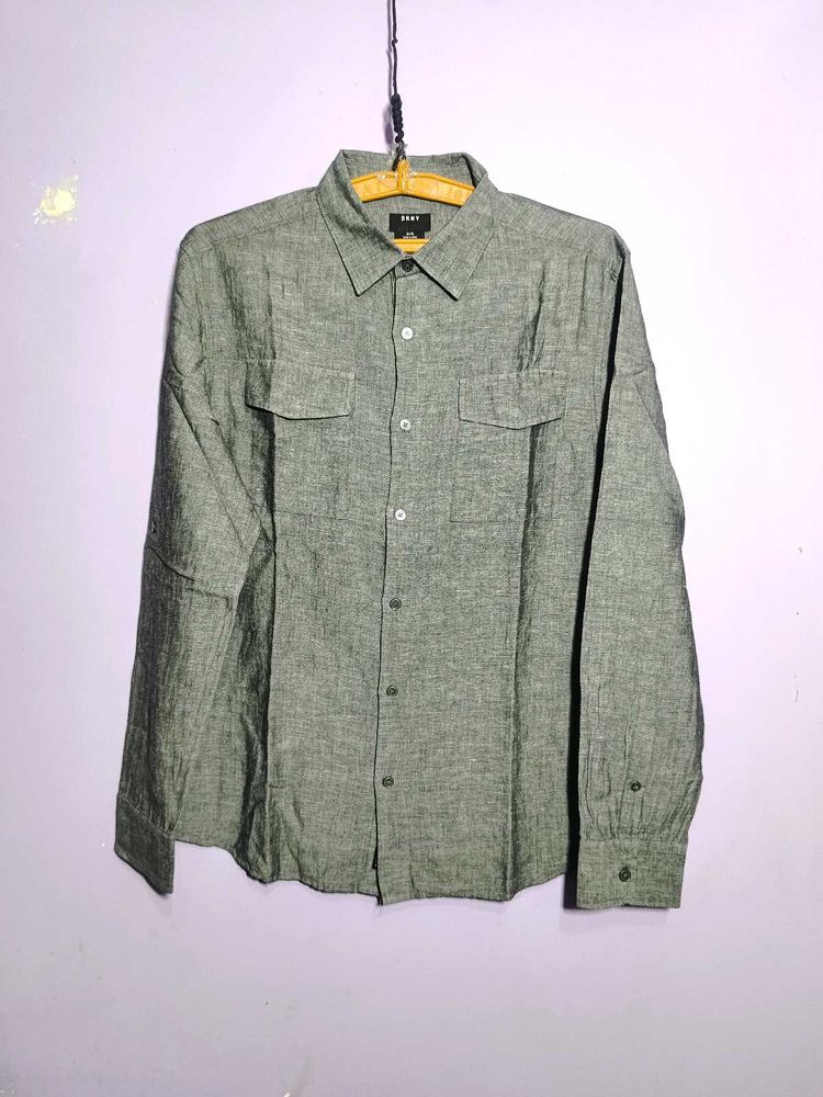 DKNY Gray 🩶 Shirt Size M