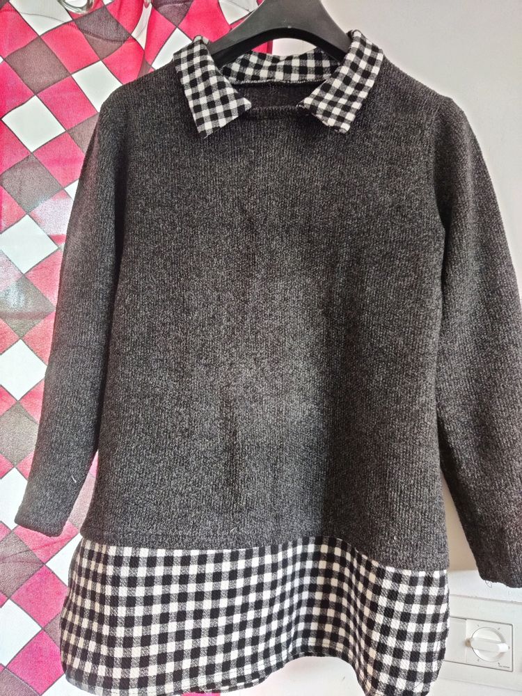 Gingham Sweater