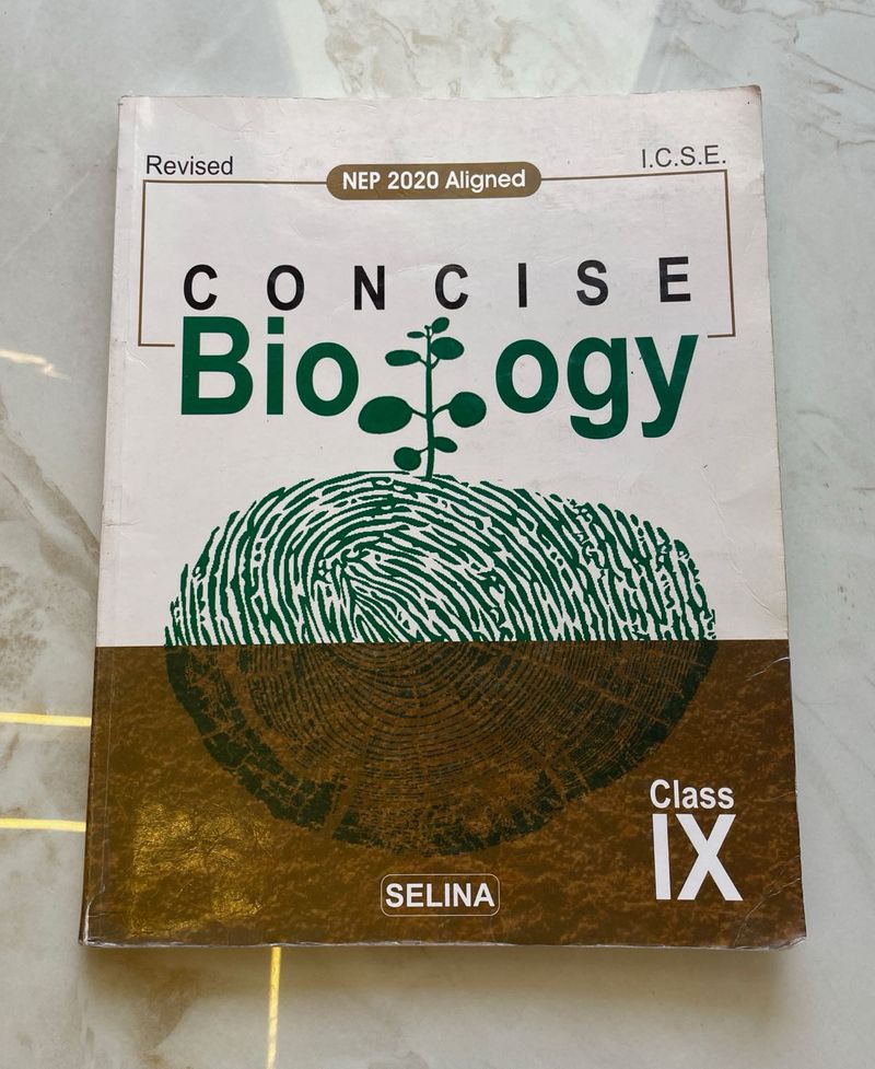 Concise Biology Class 9 ICSE Texbook