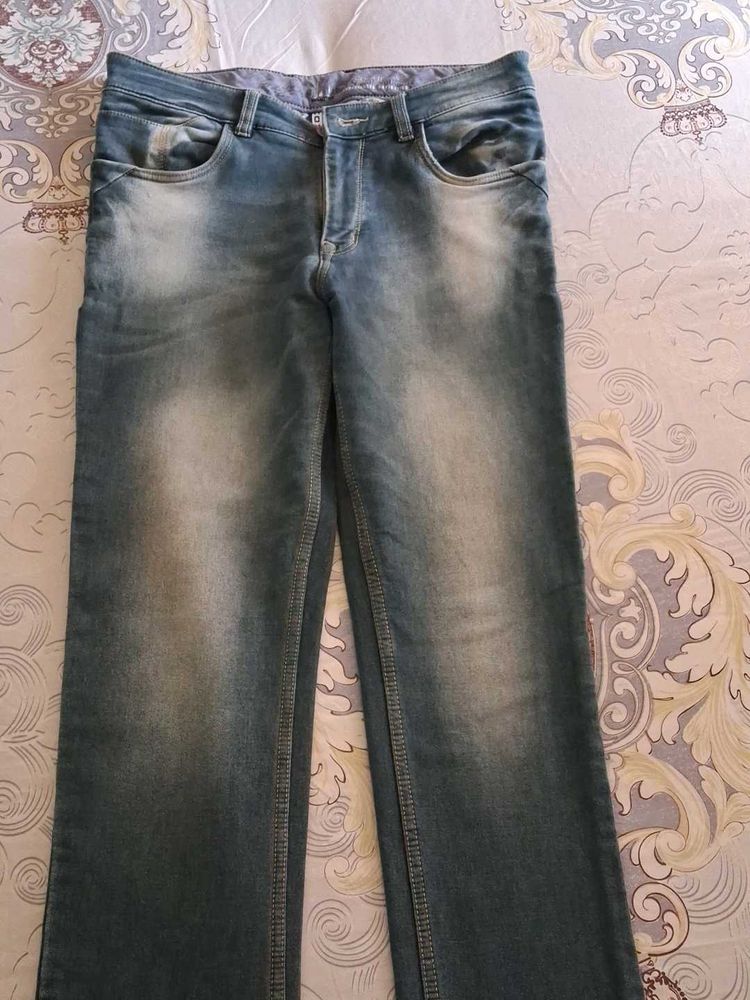Blue Wash Denim Jeans