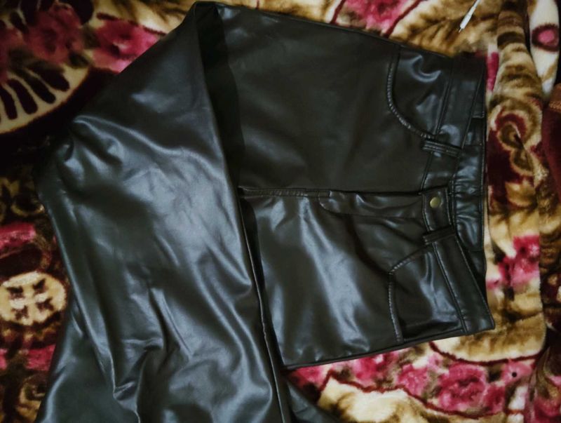 Faux Leather Pants
