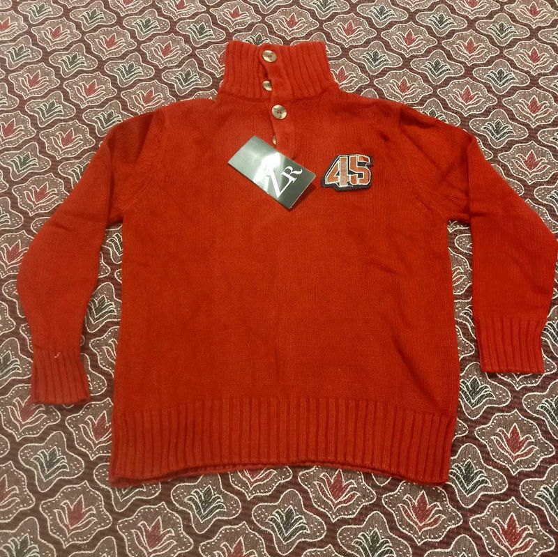 Red Knit Sweater😍