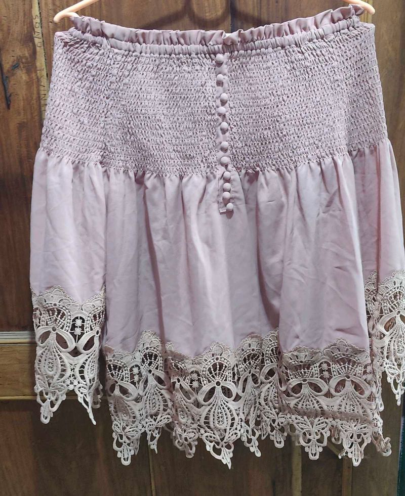 Off Shoulder Blouse with Lace