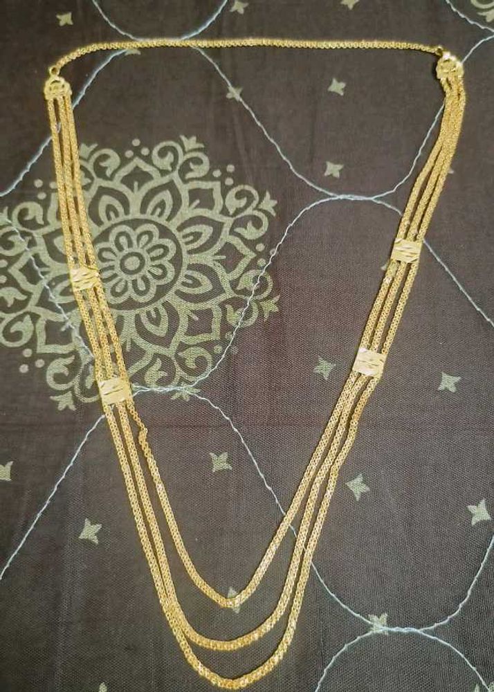 Gold Tone Layered Necklace