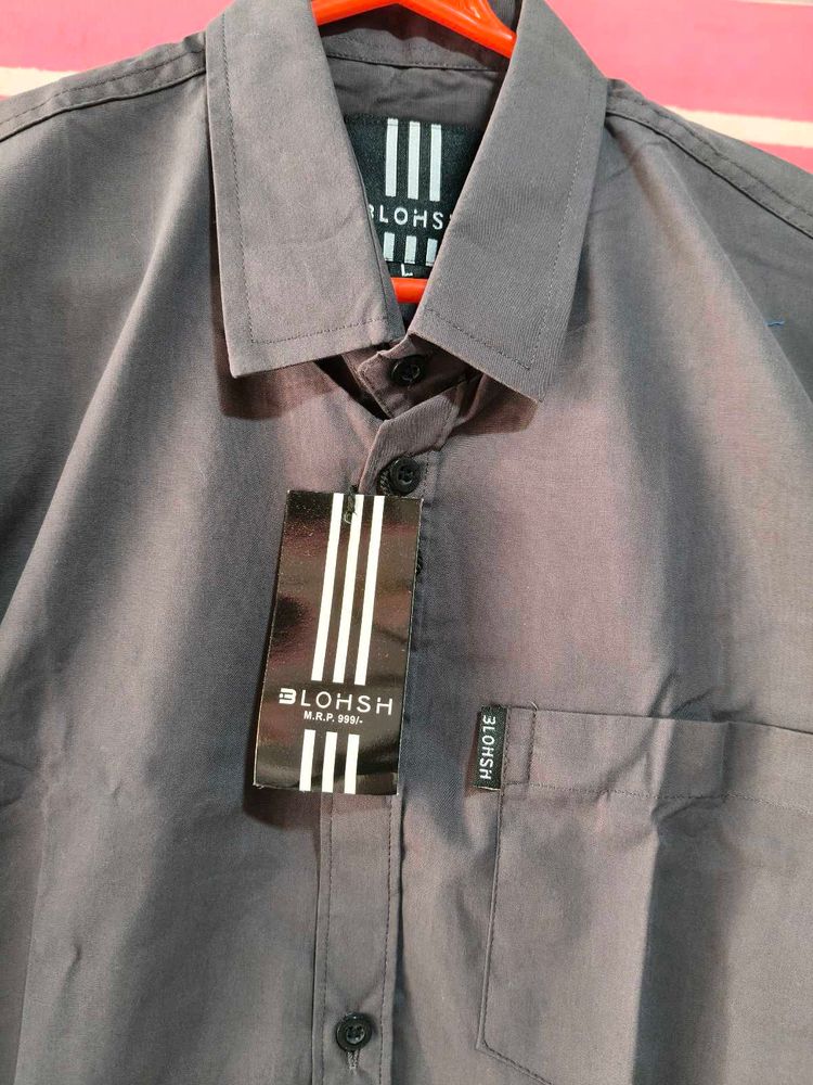 Gray Dress Shirt - BLOHSH
