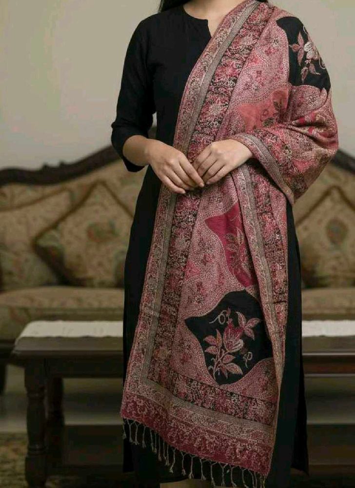 Elegant Embroidered Shawl