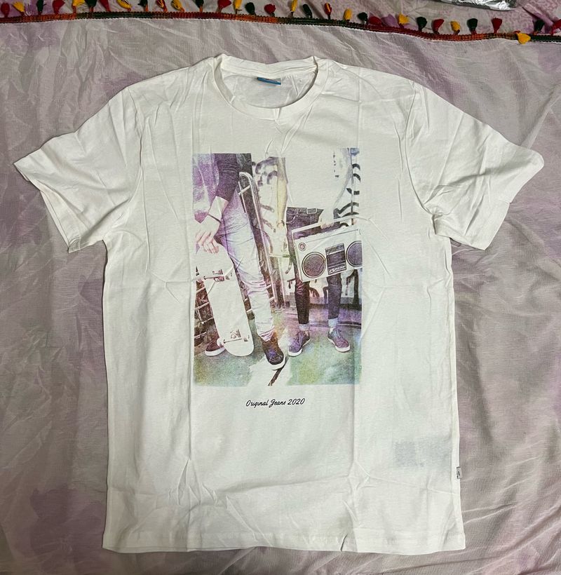 Jack And Jones New With Tag Cotton T-Shirt