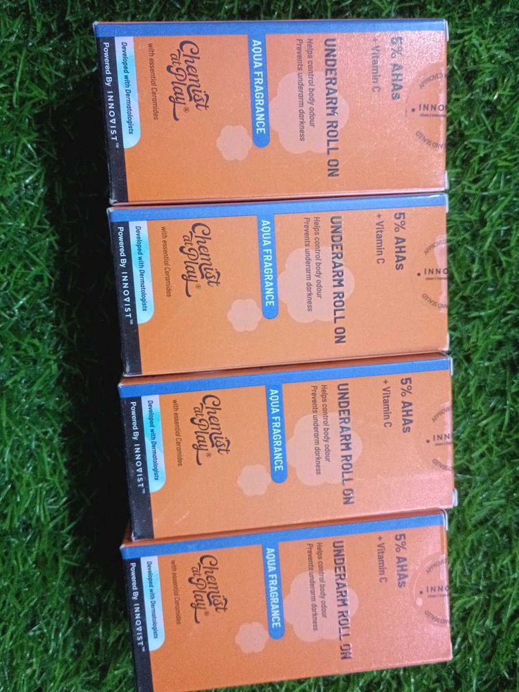 4 Chemist At Play 5% AHA Underarm Roll On