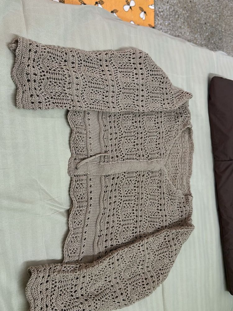 Crochet Knit Cardigan