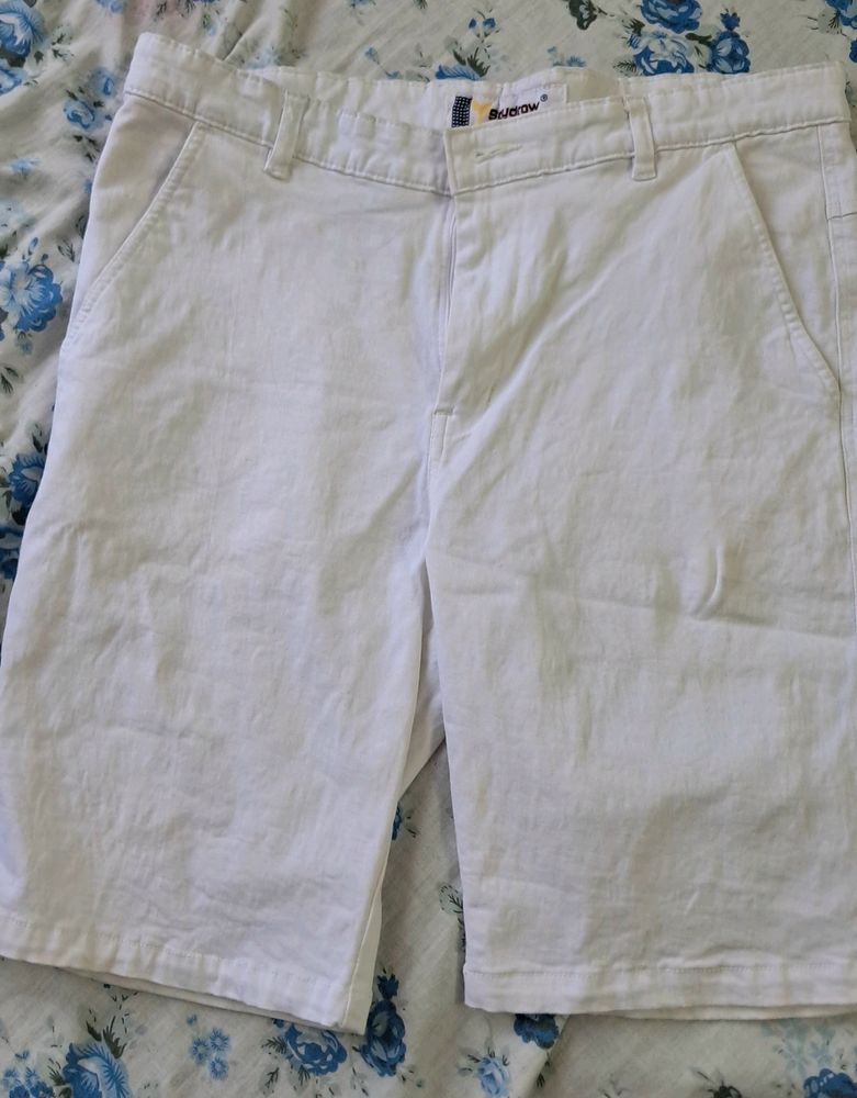 White Summer Shorts For Men
