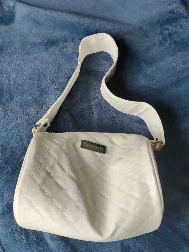 Brand New White Hobo Bag