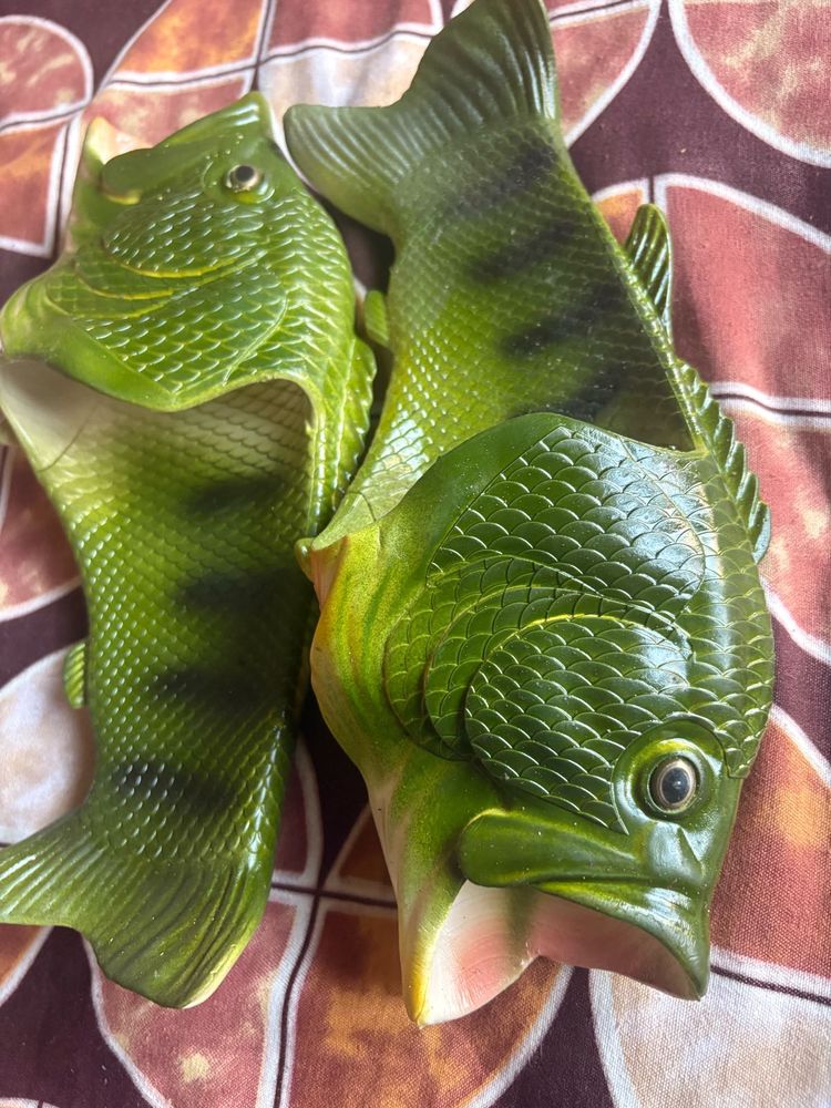 Fish Slides - Green Made In Thailand