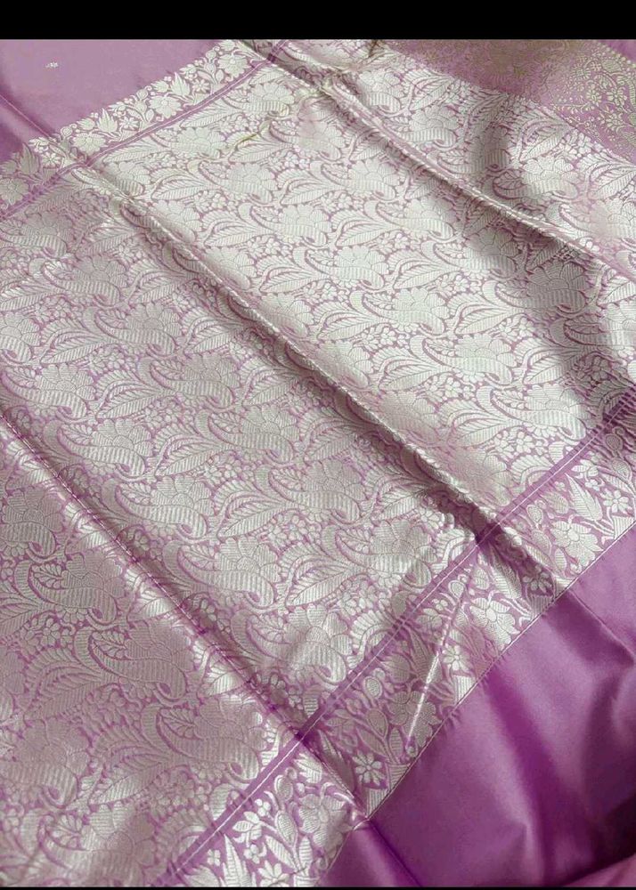 Elegant Lavender Saree